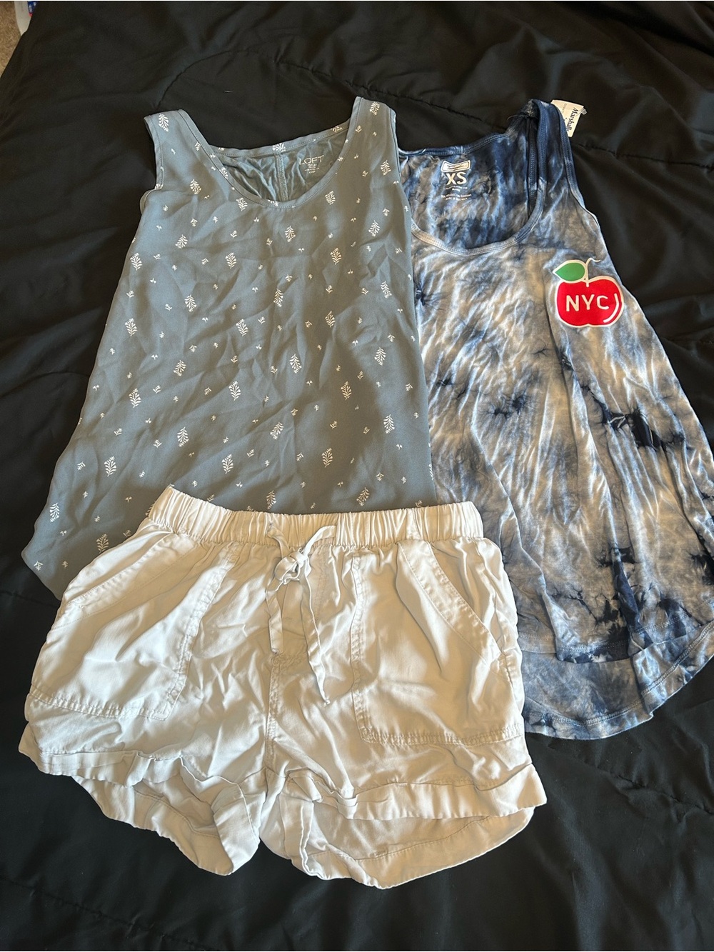 Tie-Dye Blue NYC Tank Top - Women's Sleepwear